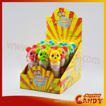 Panda Keychain LED lollipop small candy toy